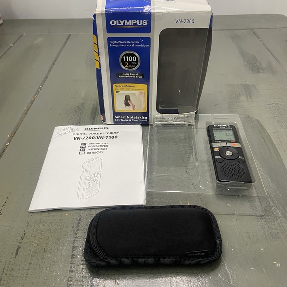 Olympus Digital Voice Recorder VN-7200 Black With Case- Tested And Works - Picture 3 of 6